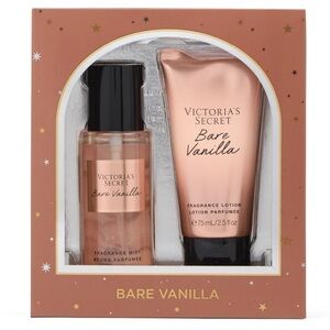 Victoria's Secret Bare Vanilla Mini Duo Gift Set, Notes of Soft Cashmere
